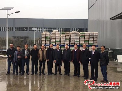 河南:國外客商及河南省領導一行參觀世紀香食用菌_圖片新聞_中國食用菌商務網